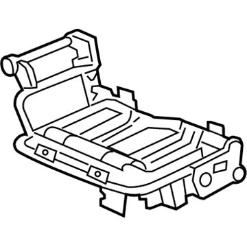 Honda 82536-SCV-A02 Frame, L. RR. Seat Cushion