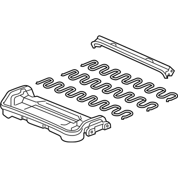 Honda 81139-SDA-A04 Frame, FR. Seat Cushion