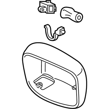 Honda 76205-SHJ-A12 Housing Set, Passenger Side