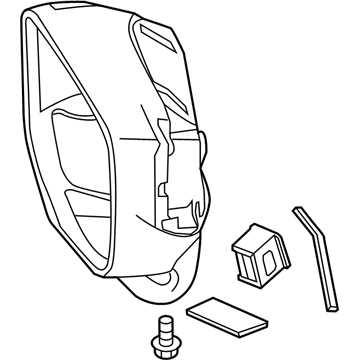 Honda 76256-TP6-A11 Set, L. Housing