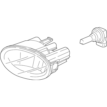 Honda 33900-TLA-A21 Foglight, Front Right