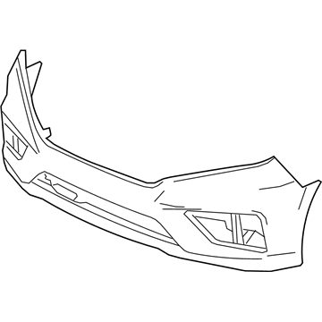 Honda 04711-THR-A00ZZ Face, Front Bumper