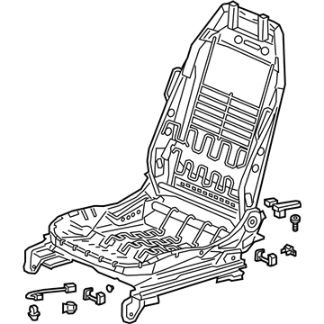 Honda 81526-TRV-A01 Frame, L. FR. Seat