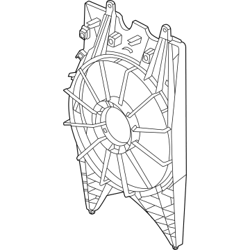 2023 Honda Pilot Fan Shroud - 19015-6FB-A01