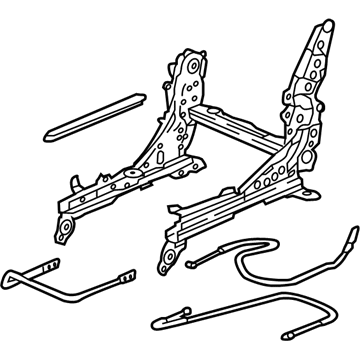 Honda 81710-TG7-A81 Device, L. Middle Seat