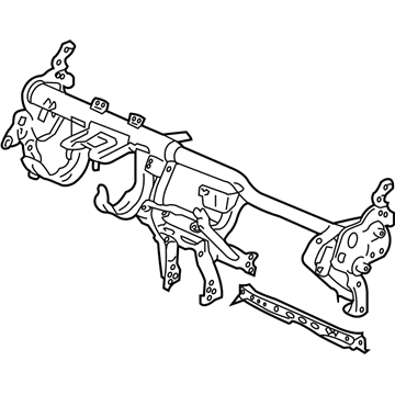 Honda 61310-TM8-A00ZZ Beam, Steering Hanger