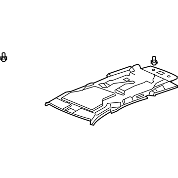 Honda 83200-SHJ-A01ZC Lining Assy., Roof *YR239L* (KI IVORY)