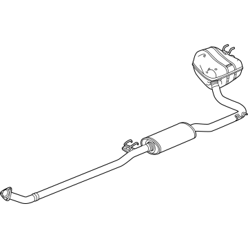 2024 Honda CR-V Muffler - 18307-3D1-A11