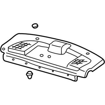 Honda 84500-S04-A00ZD Tray Assy., RR. *YR164L* (MEDIUM TAUPE)