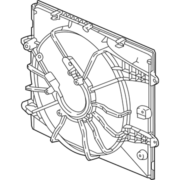 Honda 19015-5BA-A01 Shroud Complete