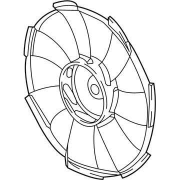 Honda 19020-5BA-A01 Fan Complete, Cooling