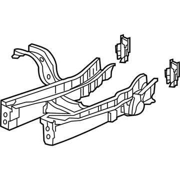 Honda 65530-TK6-A00ZZ Frame, RR. Floor Center