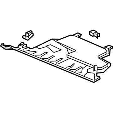 Honda 77345-SZT-G02 Cover Assy., Passenger (Lower)