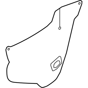 Honda 72821-T5R-A00 Seal, R. RR. Door Hole