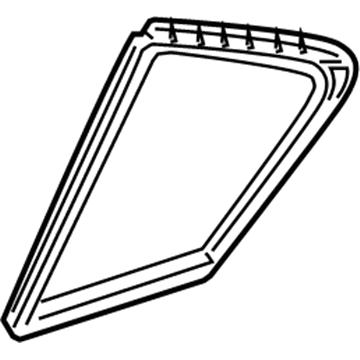 Honda 73441-T2F-A01 Seal,R RR Door Qt