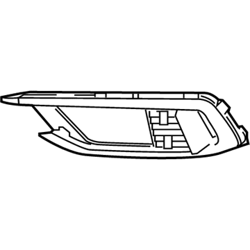 Honda 71180-TBA-A50 GARNISH ASSY., R. FR. BUMPER SIDE