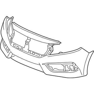 Honda 04711-TEG-A50ZZ Face, Front Bumper