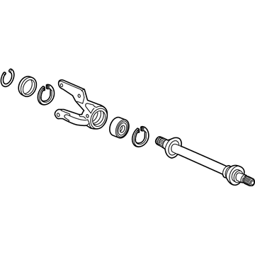 Honda 44500-TGH-A00 Shaft Assembly, Half