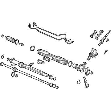 2002 Honda Civic Rack And Pinion - 53601-S5D-A05