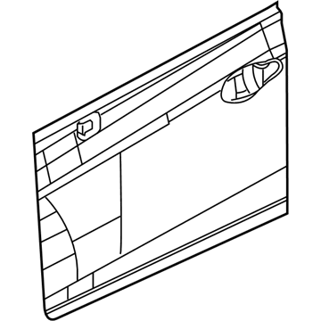 Honda 67111-TR0-305ZZ Skin Set, R. FR. Door