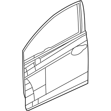 Honda 67050-TR0-A90ZZ Panel, L. FR. Door (DOT)