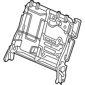 Honda 82526-TK8-A61 Frame, L. RR. Seat-Back