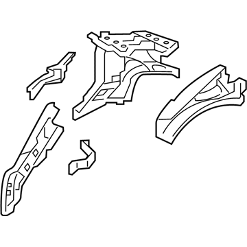 Honda 60750-TK8-A10ZZ Housing, L. FR.