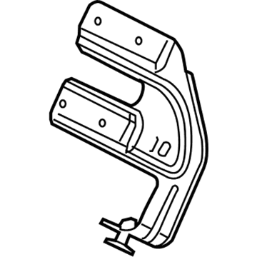 Honda 39161-TG7-A00 Bracket, L. Radio