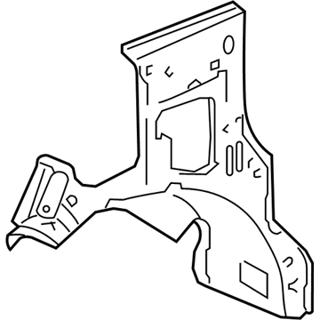 Honda 64701-SWA-A00ZZ Panel, L. RR. Inside