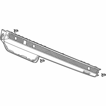 Honda 77252-T22-A01ZA GARNISH *R205L*