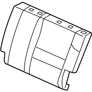 Honda 82522-TK8-A03 Pad Comp L, RR Back