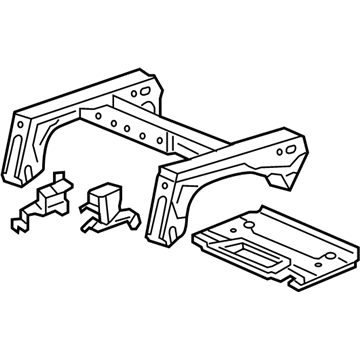 Honda 81275-SHJ-A03 Riser Assy., R. FR. Seat