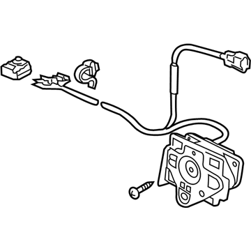 Honda 76260-SNR-C01 Actuator Set, Driver Side