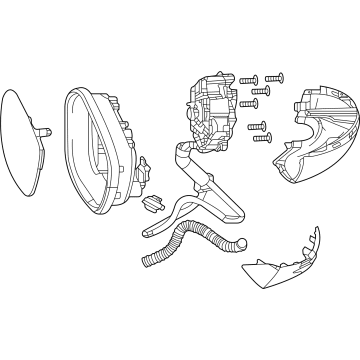 2023 Honda HR-V Car Mirror - 76258-3W0-A03