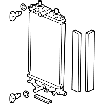 Honda 1J010-5K0-014 Radiator