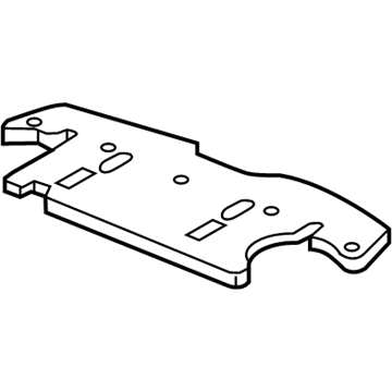 Honda 84512-T3V-A01 Insulator, RR. Parcel Shelf