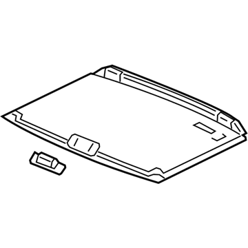 Honda 70600-THR-A01ZA Sunshade Assembly (Shadow Beige)