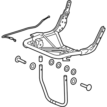 Honda 82136-T7W-A01 Frame, R. RR.