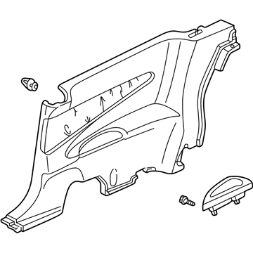 2000 Honda Accord Door Trim Panel - 83730-S82-A62ZC