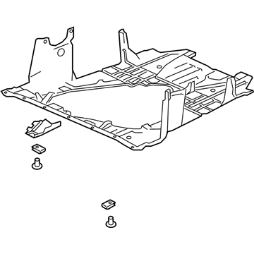 Honda 74110-TVA-A00 Cover Assembly, Engine (Lower)