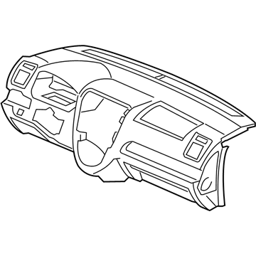 2004 Honda Civic Instrument Panel - 77102-S6A-G00ZB