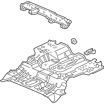 2004 Honda Civic Floor Pan - 04655-S5D-A00ZZ