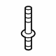 Honda 90151-TK8-A01 Rivet (4.8MM)