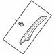 Honda 84151-S3Y-003ZB Garnish Assy., L. FR. Pillar *YR233L* (TITANIUM)