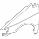 Honda 60211-S0X-A90ZZ Panel, Right Front Fender (Dot)