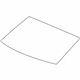 Honda 73211-TXM-A01 Set, Rear Windshield Glass