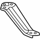 Honda 50378-TZ5-A01 Stay D, RR. Sub-Frame (L)