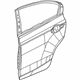 Honda 67510-TR6-C80ZZ Panel, R. RR. Door (DOT)