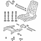 Honda 81126-TA0-A74 Frame, R. FR. Seat