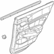 Honda 83700-TT1-A02ZA Lining Assy., R. RR. Door (Typet)